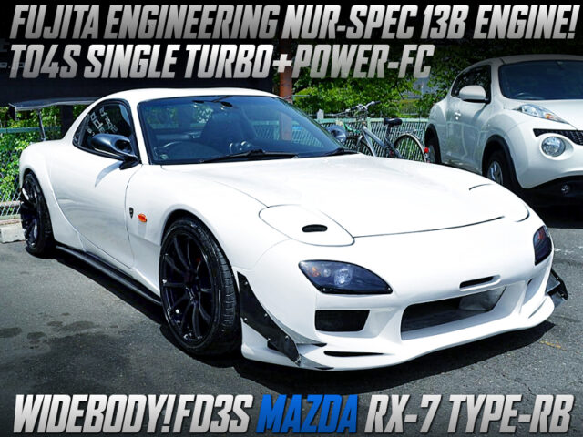 FEED NUR-SPEC 13B ENGINE with TO4S TURBO into FD3S RX-7.