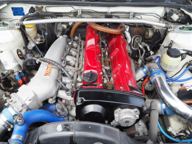 RB25DET with GREDDY SURGE and AX53B70 TURBO.