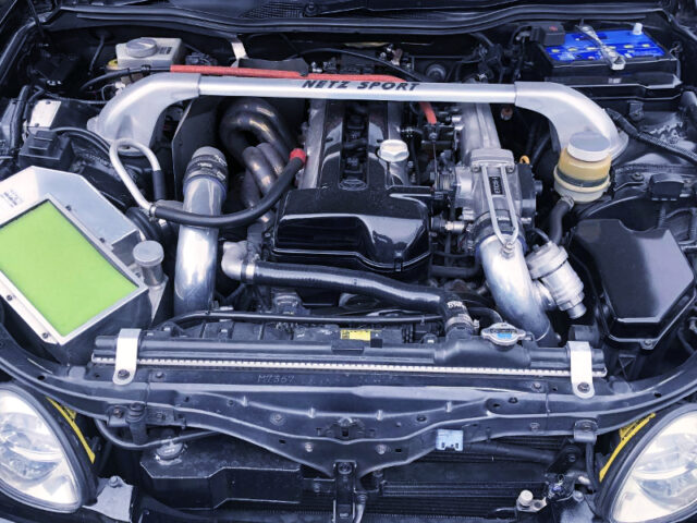 2JZ-GTE with 3.2L and IHI RX6-TCW77 TURBOCHARGER.