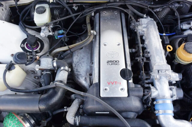 VVT-i 1JZ-GTE 2500cc TURBO ENGINE with HKS TURBOCHARGER.
