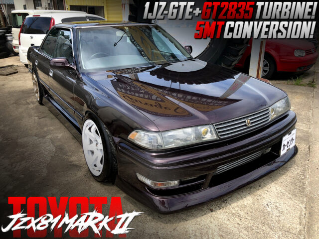 1JZ-GTE with GT2835 and 5MT CONVERSION into JZX81 MARK 2.