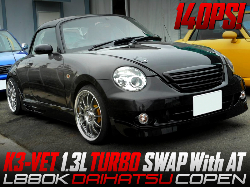 K3-VET 1.3L TURBO ENGINE SWAP With AT into L880K COPEN.