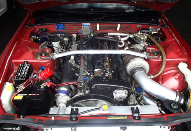 RB26 with TO4R SINGLE TURBO.