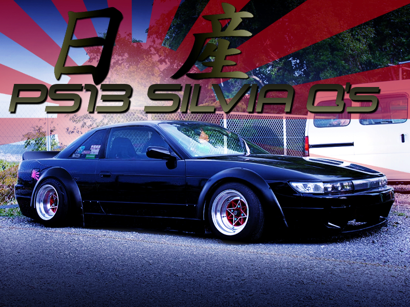 ROCKET BUNNY Ver.1 BODY KIT and WIDE FLARES OF S13 SILVIA Qs.