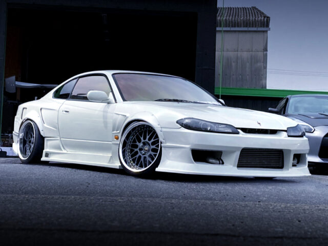 FRONT EXTERIOR OF S15 SILVIA SPEC-R WIDEBODY.