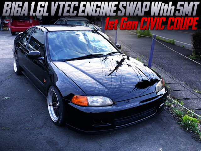 B16A VTEC SWAPPED 1st Gen CIVIC COUPE.