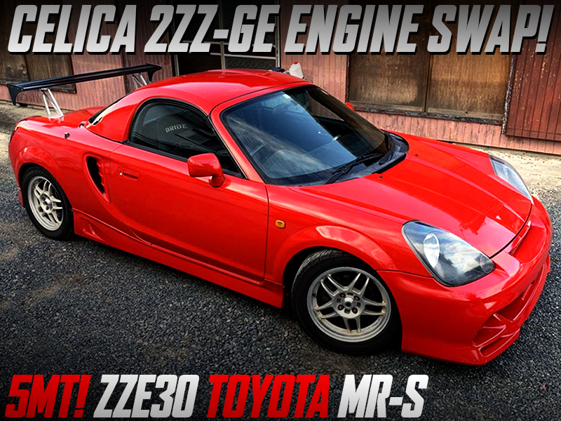 2ZZ ENGINE SWAPPED MR-S RED.