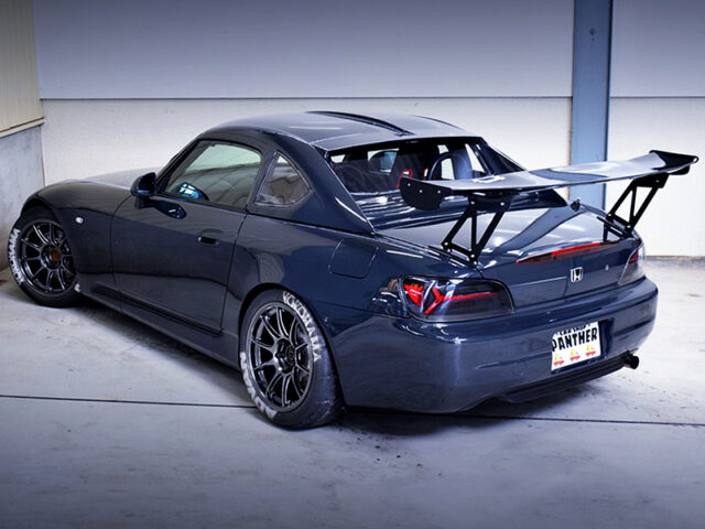 REAR EXTERIOR OF AP1 S2000 TRACK STANCE.