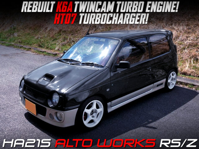 K6A ENGINE REBUILT with HT07 TURBO INSTALLED into HA21S ALTO WORKS RSZ.