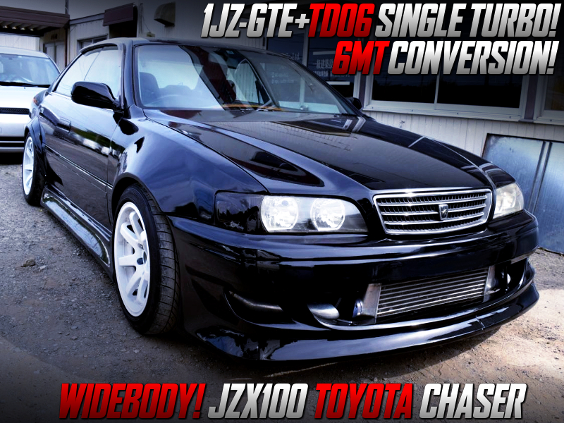1JZ-GTE SWAP With TD06 TURBO and 6MT MODIFIED JZX100 CHASER WIDEBODY.