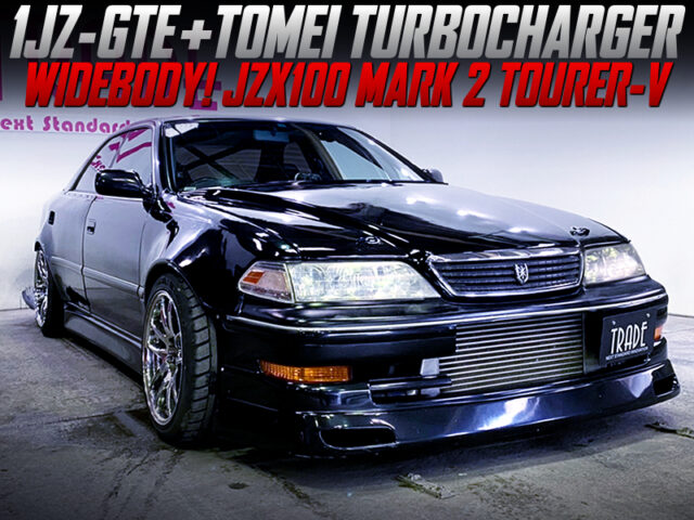 1JZ-GTE with TOMEI TURBOCHARGER into JZX100 MARK 2 WIDEBODY.