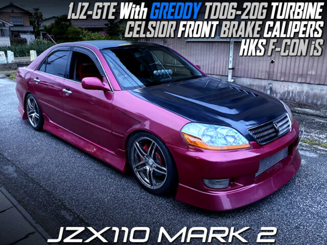 1JZ with TD06-20G TURBO and FCON iS OF JZX110 MARK2.