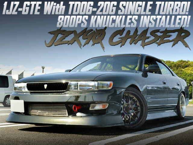1JZ-GTE with TD06-20G SINGLE TURBO into JZX90 CHASER.