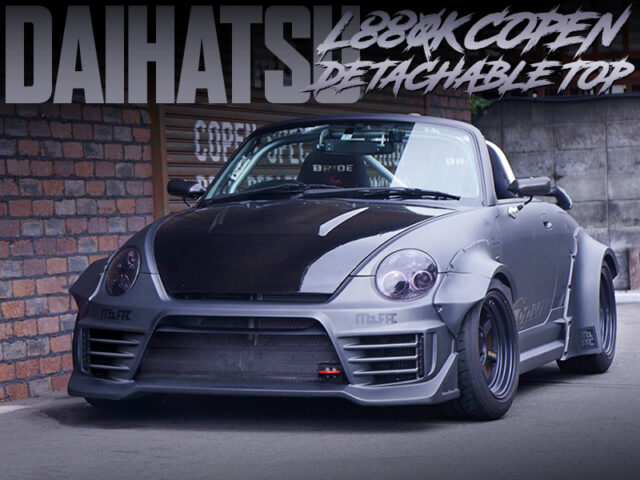 WIDEBODY and HKS DX30kai TURBO MODIFIED L880K COPEN.