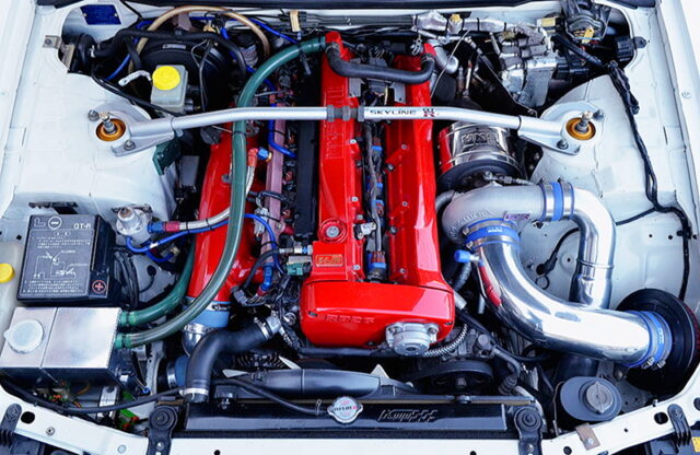 RB26 with HKS 2.8L KIT and TO4Z SINGLE TURBO.