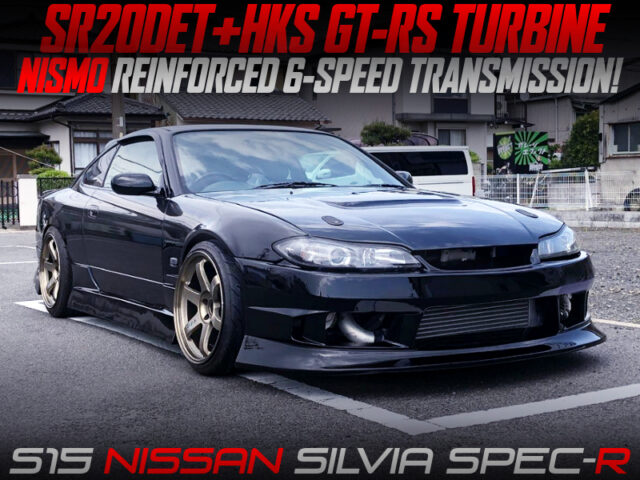 GT-RS TURBO and NISMO REINFORCED 6MT into S15 SILVIA SPEC-R BLACK.