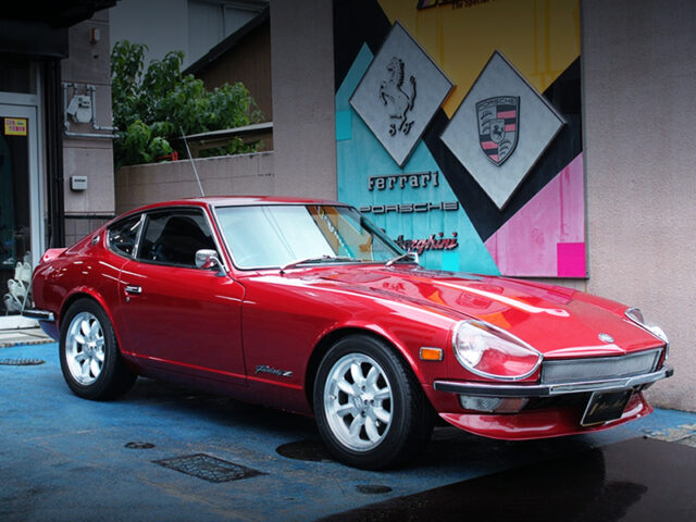 FRONT EXTERIOR OF S30 FAIRLADY Z.