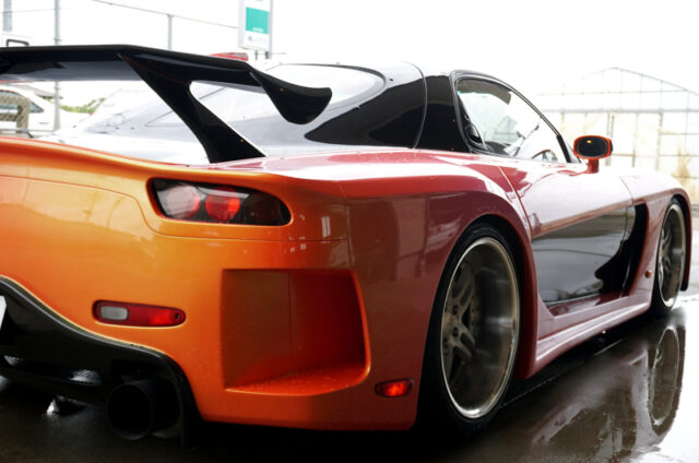 REAR SIDE EXTERIOR OF VeilSide RX7 FORTUNE.