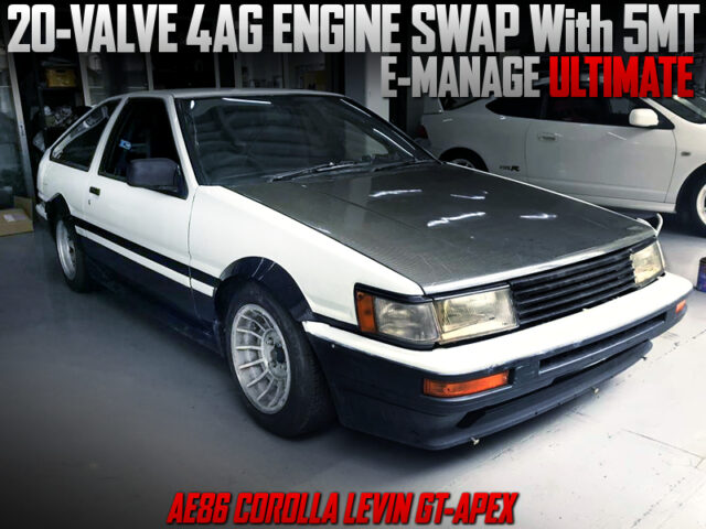 20V 4AGE SWAP with 5MT and E-MANAGE ULTIMATE MODIFIED OF AE86 LEVIN GT-APEX.