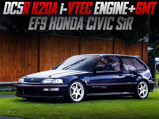 DC5R K20A i-VTEC SWAPPED EF9 GRAND CIVIC SiR. 