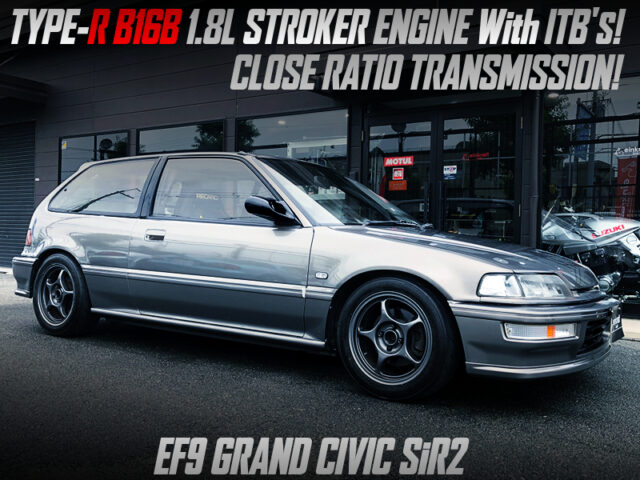 B16B SWAP with 1.8L STROKER and ITBs. MODIFIED EF9 GRAND CIVIC SiR2.