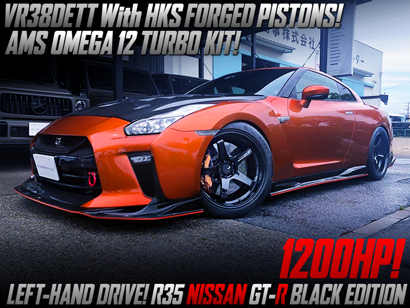 VR38DETT with HKS PISTONS and AMS TURBO KIT MODIFIED R35 GT-R LHD.