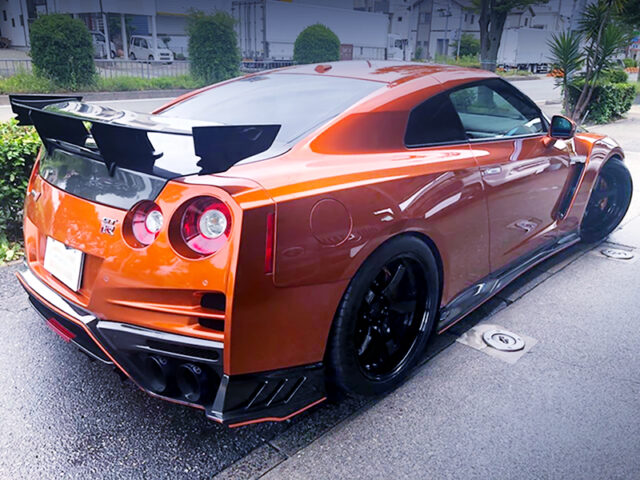 REAR EXTERIOR OF R35 NISSAN GT-R LHD.