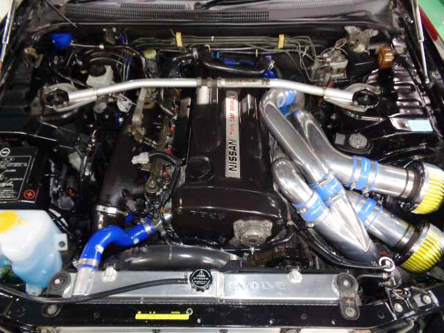 RB26DETT with HKS GT3-SS TWIN TURBO.