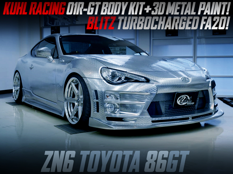 KUHL 01R-GT BODY KIT and 3D METAL PAINT MODIFIED TOYOTA 86GT.