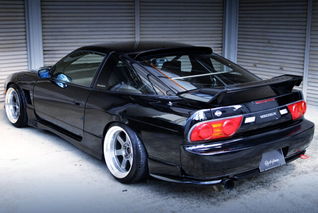 REAR EXTERIOR OF RPS13 NISSAN 180SX TYPE-X.