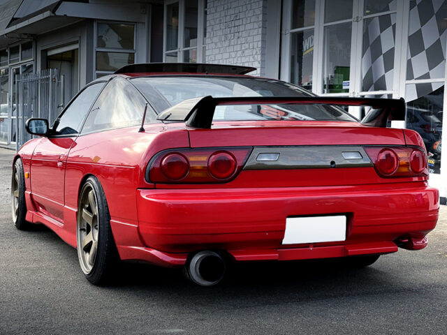 REAR EXTERIOR OF S13 NISSAN 200SX.