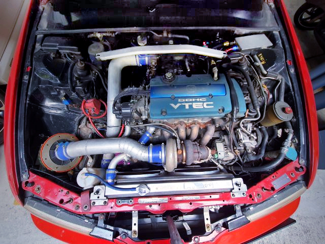 H23A 2.3L VTEC ENGINE with SINGLE TURBO.