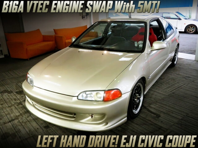 B16A VTEC SWAPPED OF EJ1 CIVIC COUPE.
