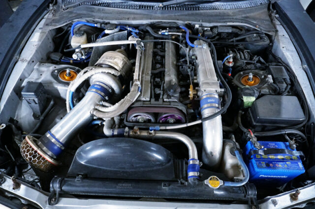 2JZ-GTE with GTX3582R SINGLE TURBO.