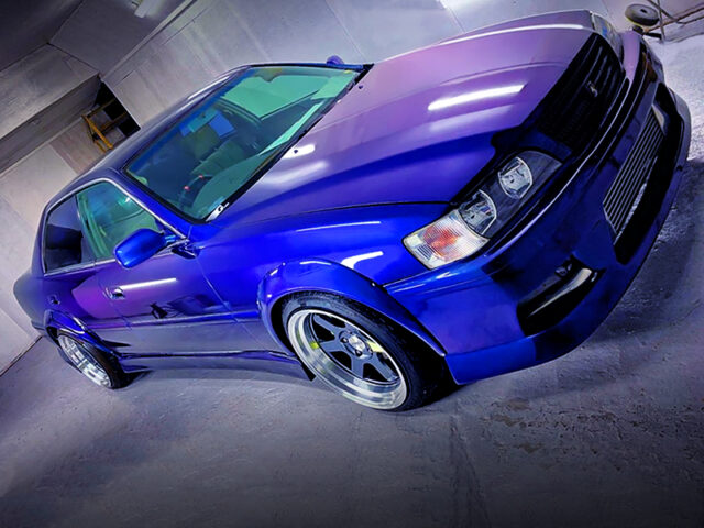 FRONT EXTERIOR OF JZX100 CHASER WIDEBODY.