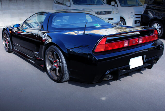 REAR EXTERIOR OF NA1 NSX WIDEBODY.