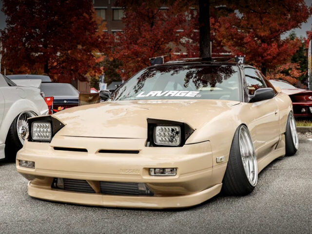 FRONT EXTERIOR OF NISSAN 180SX.