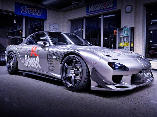 FRONT EXTERIOR OF FD3S RX-7 with AFFLUX WIDEBODY.