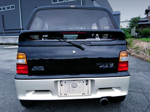 REAR EXTERIOR OF HB21S ALTO WORKS RSZ.