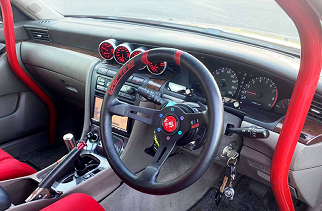 DRIVER'S DASHBOARD and MOMO DRIFTING STEERING.