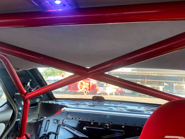 ROLL CAGE With CANDY RED PAINT.
