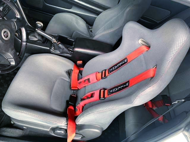 DRIVER'S LEFT SEAT of R34 GT-R. 