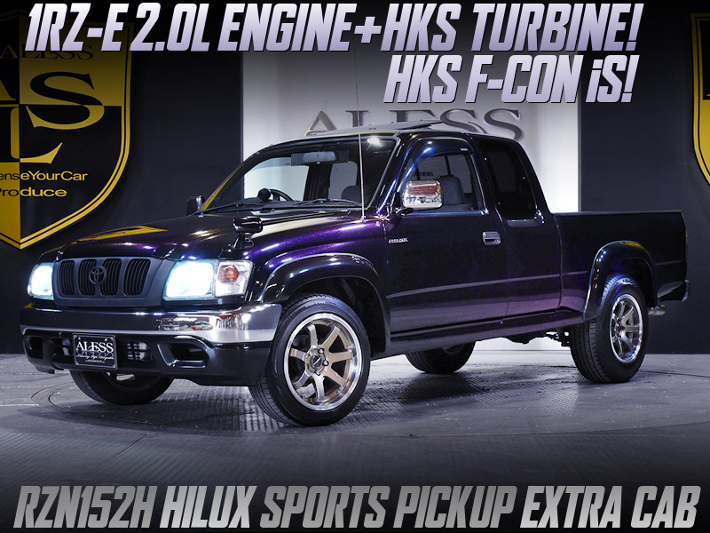 1RZ with HKS TURBO and F-CON iS ECU into RZN152H HILUX.