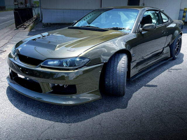 FRONT EXTERIOR OF S15 SILVIA WIDEBODY.