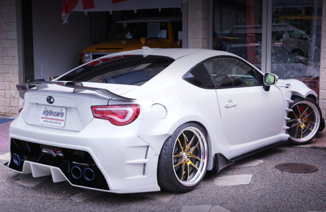 REAR EXTERIOR OF ZN6 TOYOTA 86GT.