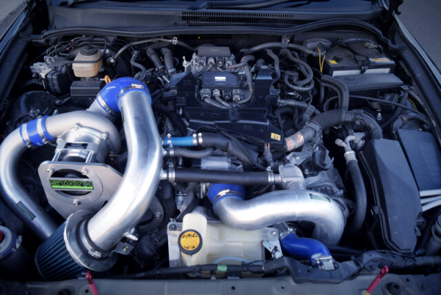 2UR-GSE 5.0L V8 ENGINE with HKS GT SUPERCHARGER.