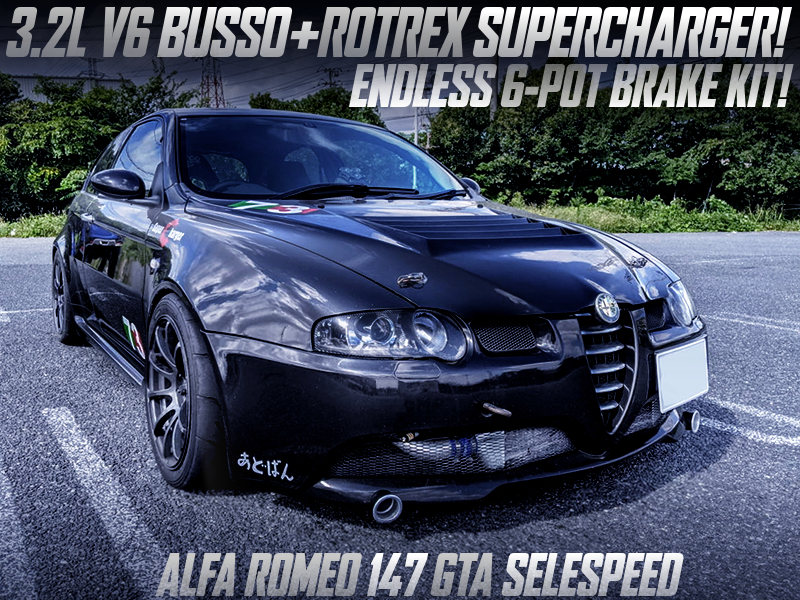 ROTREX SUPERCHARGED 3.2L V6 BUSSO into ALFA ROMEO 147 GTA SELESPEED.