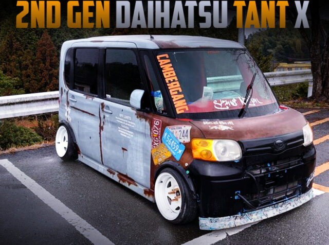 RUSTY PAINT and WIDE FLARES of 2nd Gen DAIHATSU TANTO.