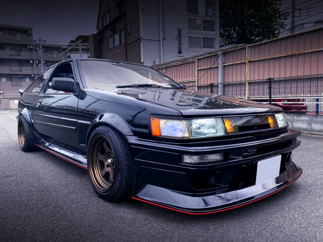 FRONT EXTERIOR of AE86 LEVIN GT-APEX.