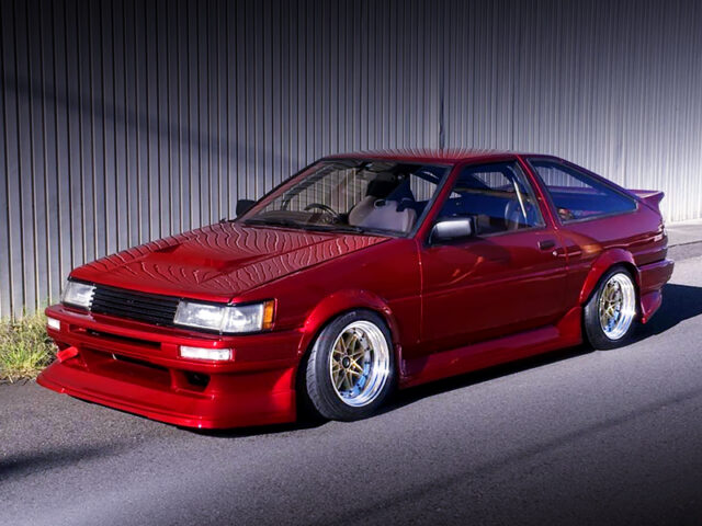 FRONT EXTERIOR of AE86 LEVIN HATCHBACK.